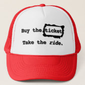 チケットを買って下さい。 乗車を取って下さい。 帽子 (正面)