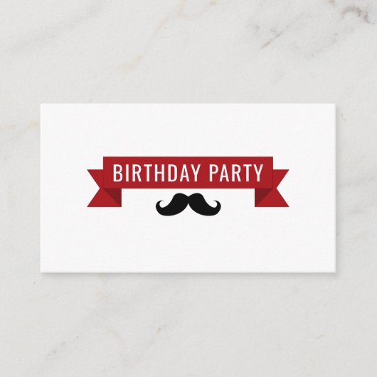 チケットクラシックサーカスポスター、キッズバースデーパーティー エンクロージャーカード (正面)