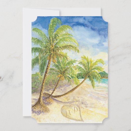 チケットスタイル日付の保存先の結婚式 セーブザデート (正面)