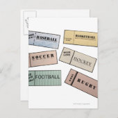 チケットスタブ ポストカード (正面/裏面)