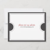 チケットパンチカード日付の保存 セーブザデート (裏面)