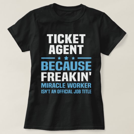 チケット剤 Tシャツ (デザイン正面)