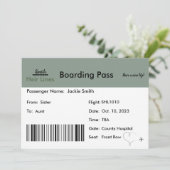 チケット妊娠告知 招待状 (スタンド正面)