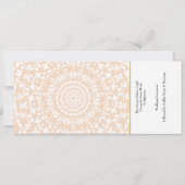 チケット搭乗券結婚の目的地バルバドス 招待状 (裏面)