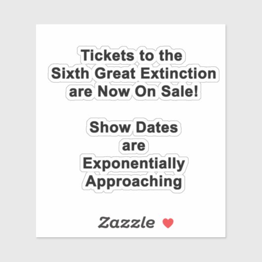 チケット第6の消滅ステッ素晴らしカーへ シール (シート)