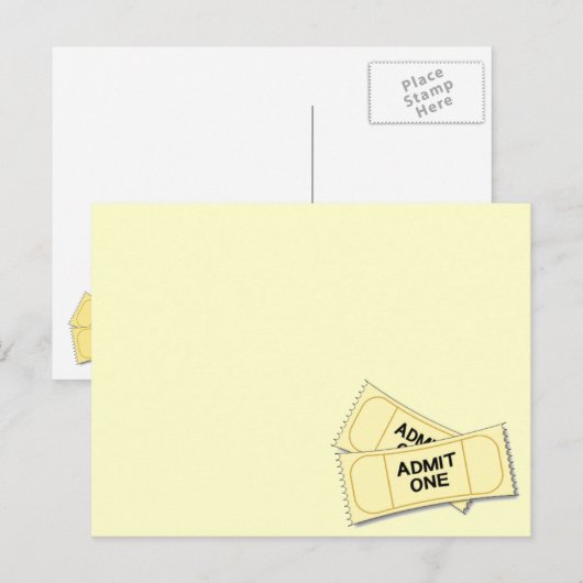 チケット ポストカード (正面/裏面)