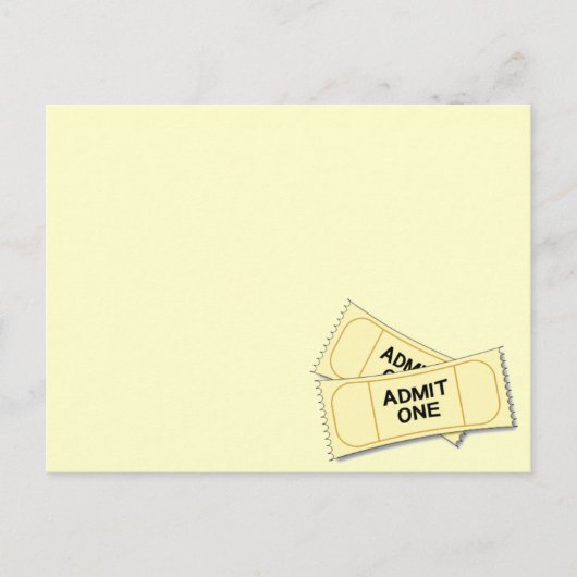 チケット ポストカード (正面)