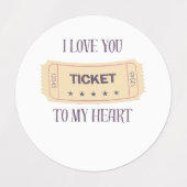 チケット ラベル (デザイン2)