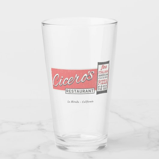 チケロイタリアンのレストランinラミラダヴィンテージ タンブラーグラス (正面)