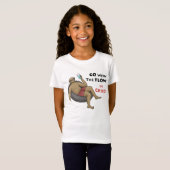 チコで流れに身を任せて Tシャツ (正面フル)