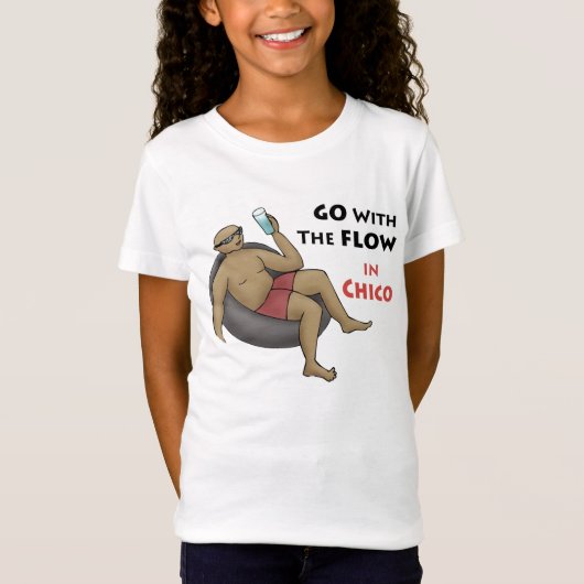 チコで流れに身を任せて Tシャツ (正面)