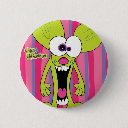 チコのチワワのguauu 缶バッジ (正面)