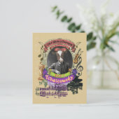 チコフスキーPyotr Tchaicowsky牛動物の作曲家チャイコフスキー ポストカード (スタンド正面)