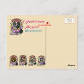 チコフスキーPyotr Tchaicowsky牛動物の作曲家チャイコフスキー ポストカード (裏面)