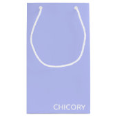 チコリの花の青の色名 スモールペーパーバッグ (裏面)