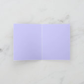 チコリーの花のカード カード (内部)