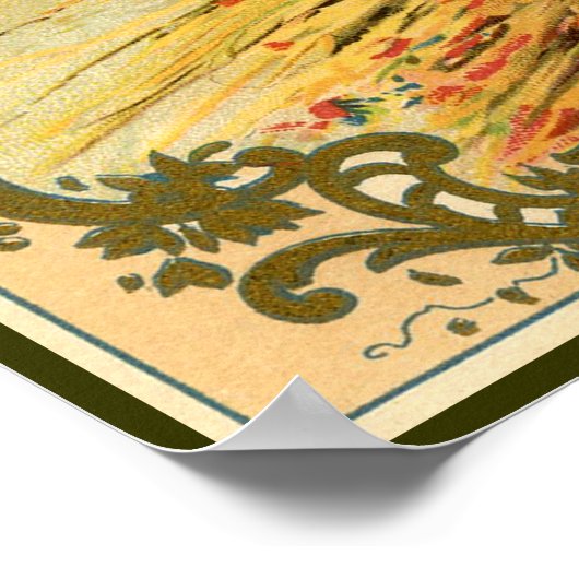 チコリー収穫広告 ポスター (角)