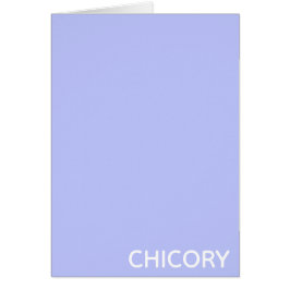 チコリー花の青い色名