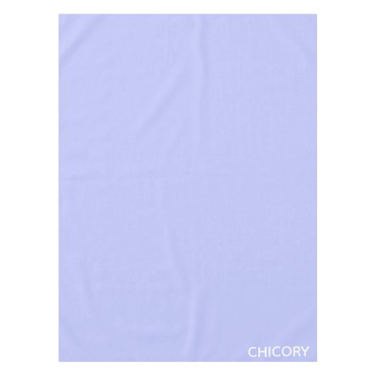 チコリー花の青い色名 テーブルクロス (正面)