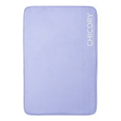 チコリー花の青い色名 バスマット (正面縦)