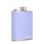 チコリー花の青い色名 フラスク (右)