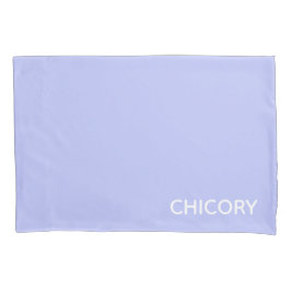 チコリー花の青い色名 枕カバー