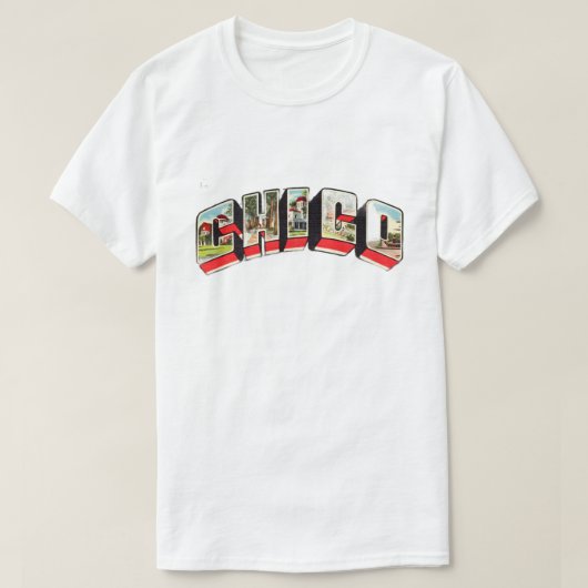 チコ・レトロ・フェードアウトTシャツ Tシャツ (デザイン正面)