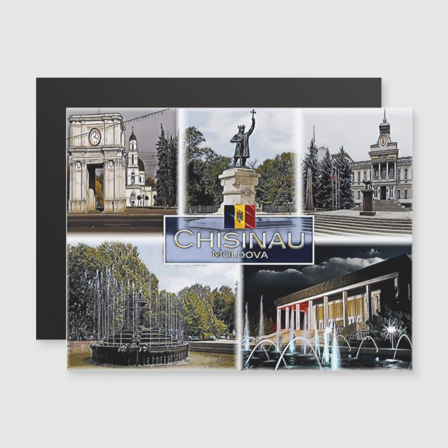 チシナウ – モルドバ – モザイク –  (正面/裏面)