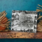 チスウの庭と家の景観の計画 フォトプラーク (側面)