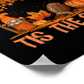 チスザシーズンフットボール秋秋パンプキンシーズン ポスター (角)