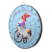 チストマスダーツボードハッピー格言とギフト ダーツボード (正面右)