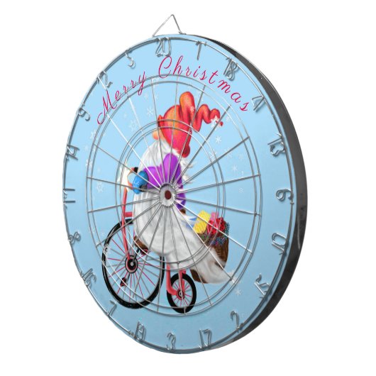 チストマスダーツボードハッピー格言とギフト ダーツボード (正面右)