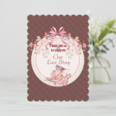 チスホルムウェザードスコットランドタータンチェック 招待状 (スタンド正面)