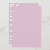 チスルミニマル結婚式招待状カード 招待状 (正面/裏面)