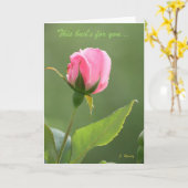 『チス・バド・イズ・ユー』 カード (黄色い花)