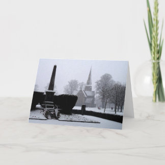 チズウィックのキリスト教会及び記念 - 水彩画 カード