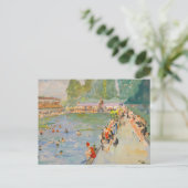 チズウィック風呂 | サー・ジョン・レイヴリー ポストカード (スタンド正面)