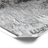 チズウィック・チャーチヤードのホガースの墓 ポスター (角)