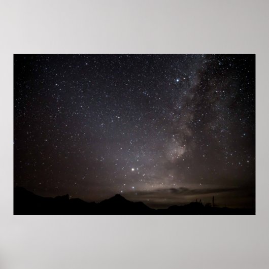 チソス山脈の夜 – ビッグベンド、テキサス州 ポスター (正面)