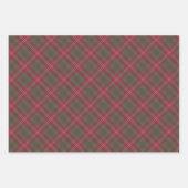 チゾルムウェザーズオリジナルスコットランドタータンチェック ラッピングペーパーシート (正面2)