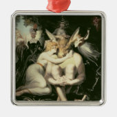 チタニアは、付き添い人によって囲まれて気づきます メタルオーナメント (正面)