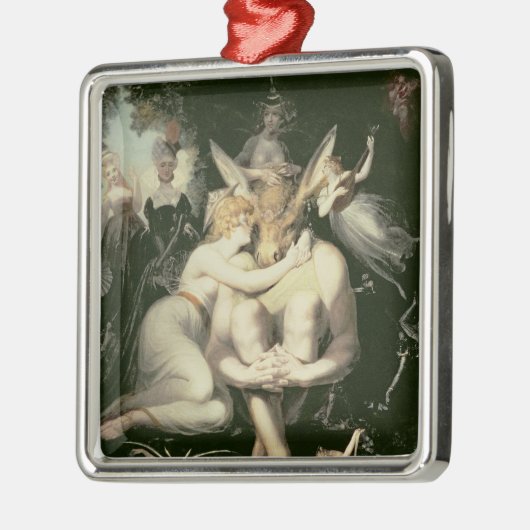 チタニアは、付き添い人によって囲まれて気づきます メタルオーナメント (左)