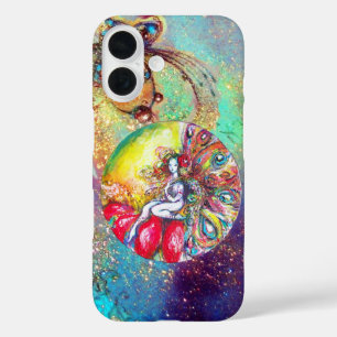 チタニア/魔法蝶の金ゴールドの花 iPhone 16ケース
