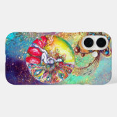 チタニア/魔法蝶の金ゴールドの花 Case-Mate iPhoneケース (裏面 (横))