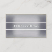 チタニウムの金属の質の専門の名刺 名刺 (裏面)