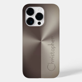 チタニウムブラウンベタイレスベテルプリント Case-Mate iPhone 14 PROケース