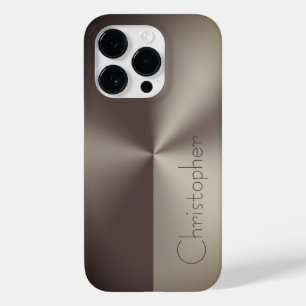 チタニウムブラウンベタイレスベテルプリント Case-Mate iPhone 14 PROケース