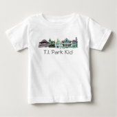 チタニウム公園の子供のワイシャツ ベビーTシャツ (正面)