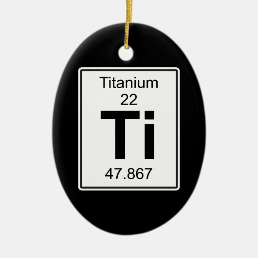 チタニウム-チタニウム セラミックオーナメント (正面)