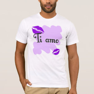 チタニウムamo -イタリア人I愛 Tシャツ